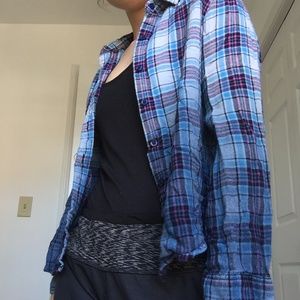 Blue flannel